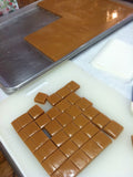 Gold Tin Gift Box with Plain Soft Caramels