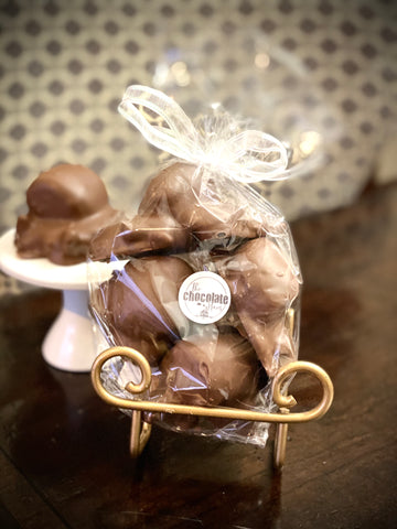 Heavenly Hash- approx 11 oz. chocolate covered marshmallow, caramel, pecans
